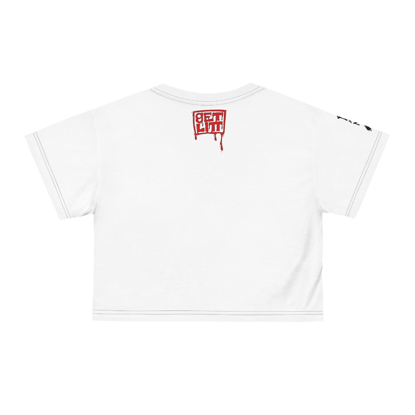 Covid mouse Crop Tee (AOP)